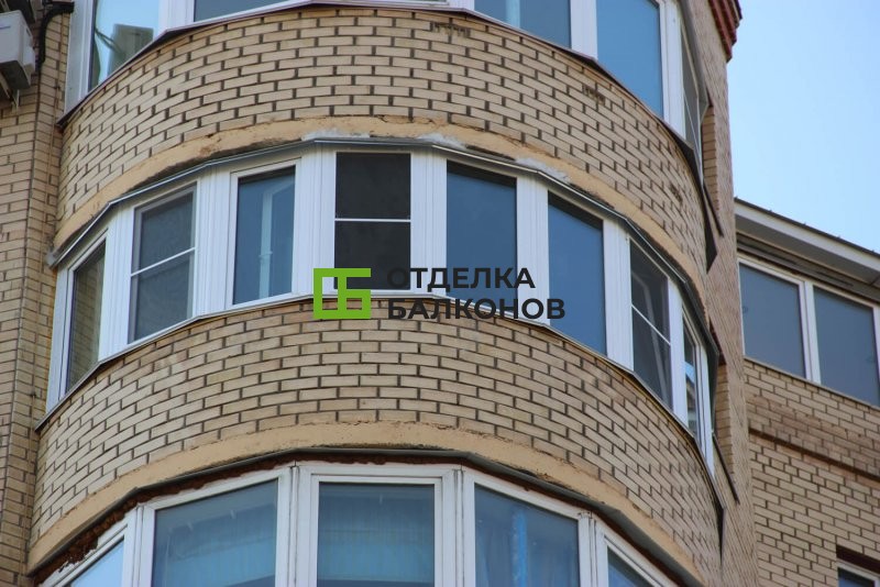 Остекление Круглого балкона в Москве под ключ – Доступная цена от  производителя